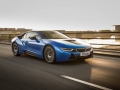 The Hybrid BMW i8 on the road